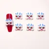 Decoraciones para Uñas de Cabeza de León de Año Nuevo Estilo Chino, Accesorios Festivos de Resina para el Festival de Primavera, Aretes DIY, Accesorios para Uñas Portátiles