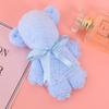 Conjunto de Toalhas de Urso em Veludo Coral Lembrança Presente com Impressão de Logo Atacado Negócios Presente Criativo Caixa de Presente Conjunto de Caixa de Presente