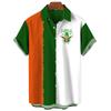 Camisa hawaiana para hombre con estampado 3D talla grande manga corta cuello de sol para hombre vintage Harajuku casual AliExpress