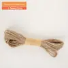Corda de cânhamo corda de algodão feita à mão 5 m/10 m/20 m transfronteiriça nova etiqueta pendurada decorativa corda de pendurar acessórios têxteis vestuário