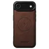 Adecuado para funda de teléfono móvil Iphone18Promax, funda de cuero PU, carga inalámbrica Apple 17, soporte magnético para coche Magsafe