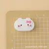 Accesorios de Resina DIY Pegamento de Crema Pasador de Pelo de Dibujos Animados Hebilla de Zapato Decoración de Joyería Gato Lindo Rosa y Blanco Comida y Juguetes