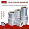 Adesivo prateado asiático 15-60 de largura papel de etiqueta prateado fosco