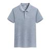 Camisa publicitaria de verano solapa manga corta camiseta personalizada impresión de logotipo ropa de trabajo polo ropa de actividad personalizada mayoreo