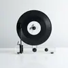 Decoraciones de Pared de Discos de Vinilo Simulados, Adornos Creativos, Decoración Suave para Pared de Fondo de Sala de Estar, Habitación Modelo, Estudio, Estantería