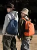 Mochila de Viaje para Hombres y Mujeres, Mochila para Deportes al Aire Libre, Bolsa Plegable de Piel, Mochila Ligera Impermeable para Viajes y Montañismo, Estilo Nuevo