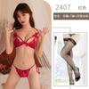Sujetador Sexy de Encaje de Tres Puntos para Mujer Libre de Tentación de Uniforme de Ropa Interior Sexy Caliente