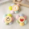 Tela relleno de algodón cara sonriente girasol broche accesorios caricatura linda muñeca flor bolsa tocado accesorios