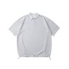 Camisa Polo de Manga Corta para Hombre Trs Sports Outdoor 26Ss Verano Coolmax Sensación Fresca Absorbente de Humedad Ligera Transpirable con Cordón