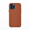 Para Apple 13 funda de teléfono de cuero lichi togo iphone12promax funda protectora magnética oficial
