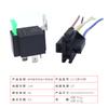 Relé fusible de fábrica 30A12V24V con juego de zócalos Relé automotriz de 4 y 5 cables