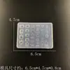 Nuevo Molde para Uñas Artísticas Gato Kt Carrillón de Viento Bolso con Lazo Accesorios de Decoración para Uñas Molde DIY Resistente a la Oxidación
