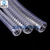 Manguera de PVC transparente de 6 puntos reforzada con alambre de acero, manguera para aceite resistente a alta presión, manguera de alambre de acero transparente, tubo de succión resistente a ácidos y álcalis