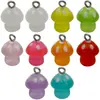 Set Mixto de 9 Setas de Resina Luminosa con Purpurina Fina Colgante Estéreo Colgante Cadena para Teléfono Móvil DIY Cadena de Llaves Accesorios para Joyería