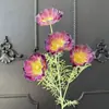 4 Flores Artificiales de Seda de Amapola para Escenario de Boda y Decoración del Hogar, Flores Falsas para Decoración de Exteriores y Fotografía, Venta al por Mayor