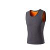 Colete Masculino Quente Super Grosso Masculino Base à Prova de Frio Super Macio com Forro de Fleece Aumentado Roupa Íntima Top Colete Masculino de Inverno