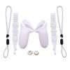 Adecuado para Oculus Quest 2da Generación Accesorios VR Paquete Medio Mango Cubierta Protectora de Silicona con Correa para Enviar Tapa de Balancín