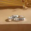 Nuevos Anillos de Pareja "Tres Vidas de Felicidad" de Plata Pura 990 para Hombres y Mujeres, Ajustables, Perfectos para Regalo del Día de San Valentín