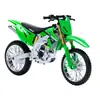 Brinquedo Modelo de Moto OffRoad Verde Escala 110 para Meninos 205x8x105 cm