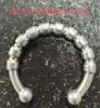 Pulseira de Aço Inoxidável Personalizada, Anel Redondo Vazado Retrô Liso de Alta Qualidade, Pulseira Feminina, Pulseira, Joias de Aço Titânio