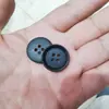 Botones de Resina con Patrón Redondo de Cuatro Agujeros, Botones Versátiles para Trajes, Chaquetas, Abrigos Largos, Abrigos de Lana