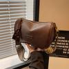 Bolsa Transversal Grande Capacidade de Couro Macio Mais Vendida para Mulheres Nova de Alta Qualidade Casual Versátil Bolsa de Ombro Bolsa Bolinho