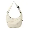 Bolsa Dumpling para Mulheres, Nova Moda Bolsa Transversal de Grande Capacidade, Simples e Versátil Tecido de Nylon Tendência Leve Bolsa de Ombro para o Dia a Dia