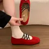 Zapatos planos Mary Jane con tiras cruzadas estilo francés, zapatos de mujer, nueva colección otoño 2026, modernos, versátiles, cómodos, de suela blanda, estilo Birkenstock