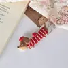 Pinza para el Cabello Divertida de Animales de Año Nuevo para Mujer Diseño de Nicho Linda Pinza de Pico de Pato Lateral Pinza para Mechones Rebeldes