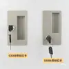 Accesorios para Manijas de Archivador Metálico, Manija de Cerradura para Puerta de Casillero de Acero, Manija de Archivador con Cerradura, Manija de Puerta de Plástico