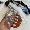 Bolsa de almacenamiento densa para joyas de EVA engrosado, pendientes, anillo de uñas, caja de almacenamiento portátil para joyas, bolsa para collar de joyería, antioxidación