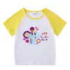Ropa Nueva para Niños, Camisetas de Manga Corta de Verano para Niños, Camisetas Interiores Raglán para Niños y Niñas, Camisetas de Manga Media para Bebés, Tops para Niños
