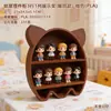 Decoração de Casa de Bonecas com Laço 3D Modelo de Armário Suporte de Exibição Multicamadas Brinquedo Bule Camada de Exibição de Perfume Prateleira de Exibição em Camadas