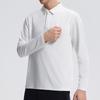 Camisa Polo de Manga Longa Di's para Homens, Camiseta Esportiva de Secagem Rápida para Primavera e Outono, Adequada para Corrida, Caminhada, Montanhismo, com Gola Polo, Ideal para o Dia a Dia e como Camada Base