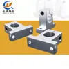 Guia Linear de Eixo Óptico Trilho Fixo Base de Alumínio Suporte Vertical para Eixo Sk12/16/20/25/30/35 Suporte para Haste Óptica