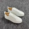 Zapatos con Suela Roja y Remaches de Comercio Exterior Europeo y Americano en Stock, Zapatos de Hombre con Tachuelas en la Puntera, Zapatos de Mujer Estilo Pareja, Tenis Casuales de Moda, Zapatos Casuales