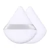 Esponja de Terciopelo Triangular para Polvos, Disponible, Ultra Suave, No Absorbe el Polvo, Doble Cara para Fijar Maquillaje, Venta al por Mayor
