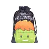 Saco de Linho para Doces de Halloween Mais Vendido da Amazon com Cordão Cordão Saco de Armazenamento Saco de Presente para Doces de Linho