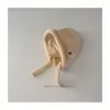 Gorro de Punto para Niños con Protección para las Orejas, Cuerda Dulce y Sencilla, Etiqueta Redonda Pequeña, Caliente para Invierno, Gorro de Lana con Tiras