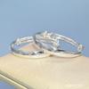 Pulsera de Plata de Ley 9999 Sólida de Empuje y Tirón para Niños y Niñas Pulsera de Regalo para Bebés de un Año