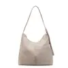 Bolsa Tote Retrô de Camurça Transfronteiriça para Mulheres Inverno 2025 Nova Casual Luxo Leve Exquisite Nicho Bolsa de Ombro Único Axila