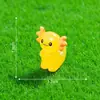 Paisagem em miniatura com figura hexagonal de dragão que brilha no escuro, decoração DIY de terrário com musgo, artesanato em resina, pequeno ornamento de mesa