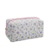 Bolsa de Algodón Floral para Cosméticos Gran Capacidad Portátil para Salir Neceser de Viaje Lindo Estilo Ins Estuche para Lápices de Estudiante