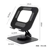 Soporte de metal para teléfono móvil y tableta, soporte de escritorio y de suelo plegable, soporte de acrílico, rotación de 360 grados. Venta al por mayor de placas de soporte giratorias