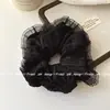 Morado Retro Francés~Goma para el Pelo de Encaje de Malla Diadema de Alta Gama Accesorio Elástico para el Cabello Cola de Caballo para Mujeres Nuevo