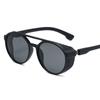 97373 Tendencia Europea y Americana Estilo Punk Nuevo Retro Gafas de Sol Redondas Gafas de Moda para Hombre y Mujer