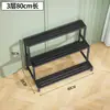 Suporte de Flores para Varanda, de Chão, Multicamadas, em Degraus, à Prova d'Água, à Prova de Ferrugem, para Suculentas de Jardim, Interno e Externo, Suporte de Flores Espessado em Ferro