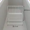 -Divisor de compartimento congelador de metal Deflector de partición de congelador Adecuado para divisores de compartimento de refrigerador Diseño retráctil