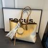 Bolsa Texturizada Feminina Grande Capacidade 2025 Nova Fosca Retrô Camurça Bolsa de Ombro Commuter Moda Bolsa Tote para Mulheres