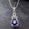 Pingente Aquário Duoduo Promoção Quente Bule Retrô Pingente Tesouro Azul Zircônia Pingente Cristal Azul Austríaco